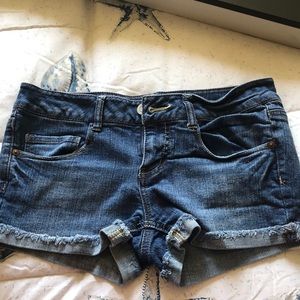 Denim shorts